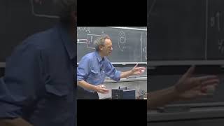 Walter Lewin explains a physical phenomena