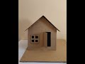 how to make cardboard house