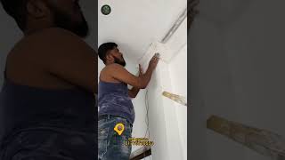 দেখুন কিভাবে জিপসাম ফিটিং করতেছে #mmgypsum #interior