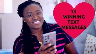 Winning texts to send your crush after getting her number.