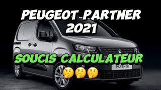 PEUGEOT PARTNER 2021 problème de démarrage