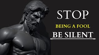 The POWER Of SILENCE That We Need To Have In Our LIFE! | Marcus Aurelius