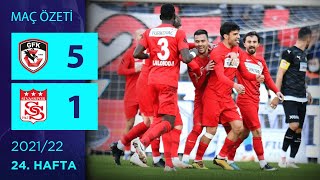 ÖZET: Gaziantep FK 5-1 Demir Grup Sivasspor | 24. Hafta - 2021/22