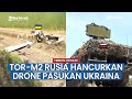 Momen Hantaman Rudal Rusia Hancurkan Drone Ukraina