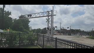 Inbound Metra Train arriving