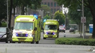 [GRIP 1] Zeer veel hulpdiensten met spoed naar een brand in verzorgingshuis Nebo te Zwijndrecht