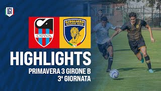 Highlights Catania-Giugliano Primavera 3, 2ª giornata stagione 2024-25