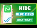 How To Hide Blue Ticks On WhatsApp | Disable Blue Ticks On WhatsApp