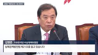 김병준 “문 대통령 잘못하는 것 많아…지지율 하락 당연”