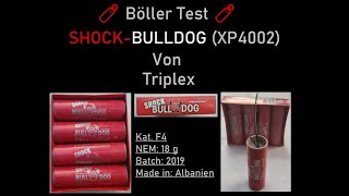 🧨 Böller Test🧨 | XP4002 | SHOCK BULLDOG | TIG1 | Kat: F4 | NEM: 18 g | Batch: 2019 | Von Triplex |