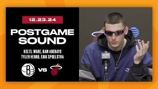 Kel'el Ware, Bam Adebayo, Tyler Herro, Erik Spoelstra | Postgame Interview | December 23, 2024