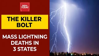 Lightning Bolts Kill Over 70 In Rajasthan, Uttar Pradesh And Madhya Pradesh | 5ive Live