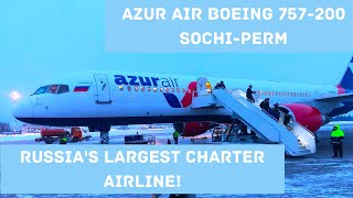 Trip Report | Azur Air Boeing 757-200 (Economy) | Sochi (AER) - Perm (PEE)