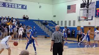 Final seconds LaSalle at Saratoga boys basketball Dec. 29