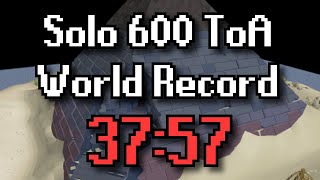 Solo ToA 600 Invocation WR [OSRS]