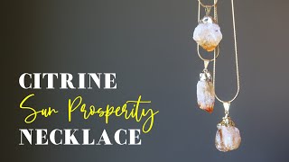 Shop Citrine Necklaces - Sun Prosperity