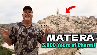 The Ancient City of Matera, Italy.  Third Oldest City In The World.