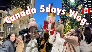 \\カナダvlog🇨🇦/ 4泊5日のカナダ旅行が楽しすぎた🍟🇨🇦🧋l winter break