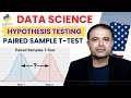 Hypothesis Testing in Python: Paired Sample t-Test Explained | Data Science with Python