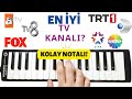 TV JENERİK MÜZİKLERİ || Kolay Melodika Notaları