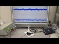 ultrasonic nonlinear sweep oscillation control experiment　超音波の非線形スイープ発振制御実験