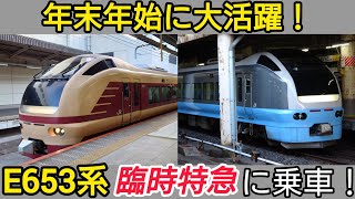 【ときわ45号】E653系の臨時特急に2本とも乗ってみた【水上号】