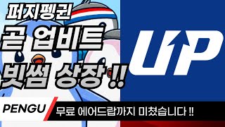 [긴급속보] -펏지펭귄(PENGU) 업비트 빗썸 상장 ! 공짜 에어드랍까지 !!!!