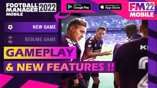 Football Manager 2022 MOBILE | Full Gameplay & New Features Review !! | IOS & ANDROID