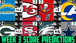NFL Week 3 Score Predictions 2021 (NFL WEEK 3 PICKS AGAINST THE SPREAD 2021)