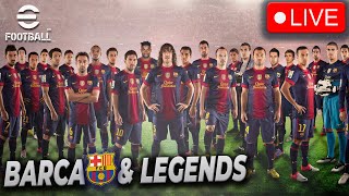 🔴 eFootball ⚽ FC Barcelona Legends! 👑 Can we break the Curse?