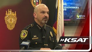WATCH: Bexar County sheriff provides details of man's arrest for online solicitation of minor