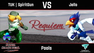 TUK | SpiritGun (Sheik) vs Jello (Falco) - Melee Pools -  Requiem