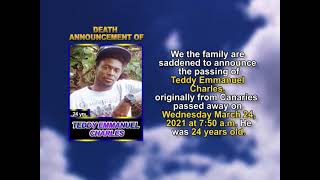 Teddy Emmanuel Charles SHORT