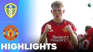 Man United vs Leeds United | Highlights | U18 Premier League 28-10-2023
