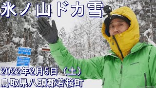 雪洞堀りチャレンジ【鳥取県氷ノ山編】