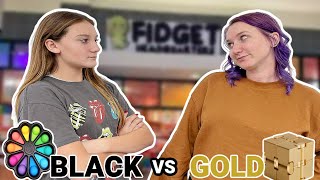 BLACK VS GOLD FIDGET SHOPPING CHALLENGE WITH SIERRA ZAGARRI