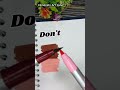 how to blend brush pens | doms brush pen #shorts #youtuber #viral #blender #art #video #satisfying