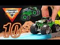 Grave Digger Highest Jump World Record! - Monster Jam Top 10 Stunts #10 - Best Stunt Ever!