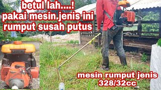 CARA MENGUNAKAN MESIN RUMPUT JENIS BG328 AGAR RUMPUT MUDAH PUTUS