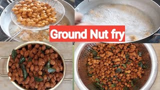 Groundnut (ನೆಲೆಕಡಲೆ ) Fry with some special masala. Tea time special and stored for 3 months.