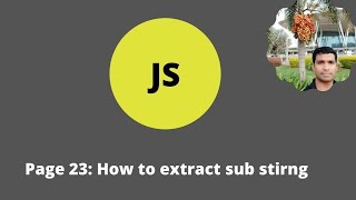 Page 23: JavaScript how to trim a string using split method |2021|Easy