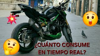 Kawasaki Z900 FULL (125 hp) ¿CUANTO CONSUME? CONSUMO EN TIEMPO REAL Parte 2/2