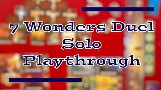 7 Wonders Duel: A Solo Playthrough