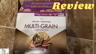 Review Crunchmaster Crunch Master Multi Grain Baked Crackers Original Sesame