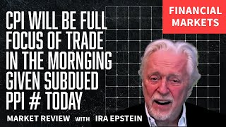 Fin Mkts...Consumer Price Indices due out in morning;Ira Epstein's Financial Markets Video 1 14 2025