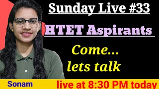 teaching goals live #31| HTET 2024 exam | HTET aspirants come let's talk