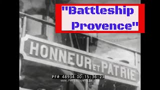 THE FIGHTING FRENCH FLEET  BATTLESHIP PROVENCE 1938 DOCUMENTARY PART 2 48934