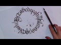 how to write calligraphy calligrams