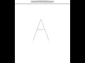 Python Turtle - Draw letter A