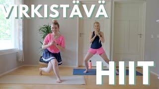 VIRKISTÄVÄ HIIT! 10 min pikatreeni kotona🤩